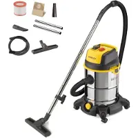 Stanley SXVC30XTDE - Industriële Stofzuiger - 1600W - RVS Tank - 30L