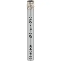 Bosch Accesorios 2608599050 Glas- en keramiekboren 8 mm Gezamenlijke lengte 66 mm Cilinderschacht 1 stuk(s)