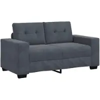 vidaXL Loveseat bank 160x77x82 cm fluweel donkergrijs