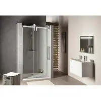 Gelco Volcano Douchedeur 150cm, helder glas