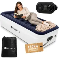 Juskys Zelfopblaasbaar Luchtbed Sapri M - 203 x 95 x 47 cm - Incl. Opbergtas