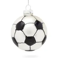 Mica Decorations Voetbal kerst ornament | (Glas)
