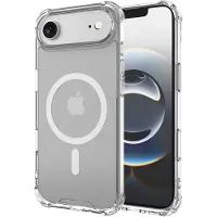Just in Case MagSafe Hoes - - iPhone Air - TPU Ultra Duurzaam - Transparant - Verhoogde Randen