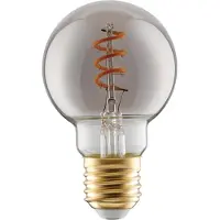 Eglo 110195 LEDE27 Lichtbron Glas Gestoomd Zwart/Transparant - 4W/2000K