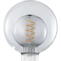 Eglo LED lamp E27 | Bol G125 | Filament | Smokey | 2000K | Dimbaar | 2W