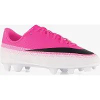 Nike Mercurial Vapor 17 Club Gras / Kunstgras Voetbalschoenen (MG) Kids Felroze Wit Zwart