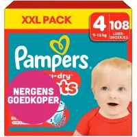 Pampers Baby Dry Luierbroekjes Maat 4 (9-15 kg) 108 stuks