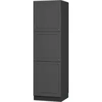 Vicco Hoge kast Fame-Line, Anthrazit-Gold landelijk/Antraciet, 60 cm