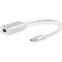 Equip 133457 tussenstuk voor kabels USB Type C Mini DisplayPort Wit