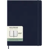 Moleskine 12 Maanden Agenda - 2027 - Wekelijks - XL - Harde Kaft - Saffier Blauw