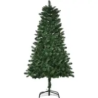 HOMCOM -Kerstboom-PVC-75x75x150cm-Vert