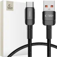 Tech-Protect ULTRABOOST EVO USB-C kabel, 100W/5A, 50 cm, zwart