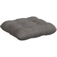 vidaXL Zitkussens 4 st Corduroy stof Donkergrijs 40 x 40 cm
