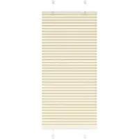 vidaXL Plissé rolgordijn 65x100 cm stofbreedte 64,4 cm polyester crème
