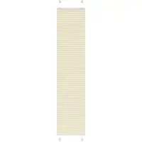 vidaXL Plissé rolgordijn 45x200 cm stofbreedte 44,4 cm polyester crème