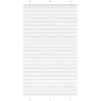 vidaXL Plissé rolgordijn 115x200 cm stofbreedte 114,4cm polyester wit