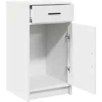 vidaXL Dressoir Wit 40 x 40,5 x 75 cm Bewerkt hout
