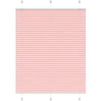 vidaXL Plissé rolgordijn 105x150cm stofbreedte 104,4cm polyester roze