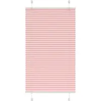 vidaXL Plissé rolgordijn 75x150 cm stofbreedte 74,4 cm polyester roze