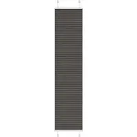 vidaXL Plissé rolgordijn 40x200 cm stofbreedte 39,4 cm polyester zwart