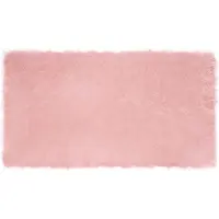 vidaXL Tapijt van imitatie schapenvacht TAFALLA Roze 100 x 200 cm