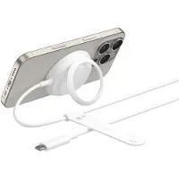 Belkin WIA014hqWH, Interne oplader, USB, Draadloos opladen, 2 meter, Wit