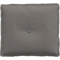 vidaXL Rugkussen Lichtgrijs 50 x 45 x 19 cm Corduroy stof