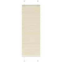 vidaXL Plissé rolgordijn 40x100 cm stofbreedte 39,4 cm polyester crème