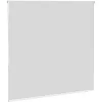 vidaXL Rolgordijn verduisterend 145x150 cm stofbreedte 141,6 cm wit
