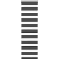 vidaXL Zebra rolgordijn 50x150 cm stofbreedte 45,9cm zwart