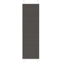 vidaXL Plissé rolgordijn 60x200 cm stofbreedte 59,4 cm polyester zwart