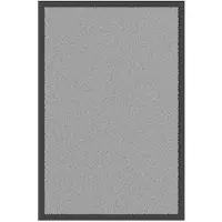 vidaXL Deurmat 40x60 cm grijs