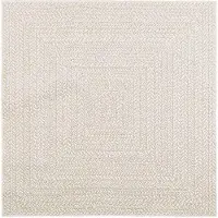 vidaXL Vloerkleed ZIZUR room binnen en buiten 120x120 cm jute look