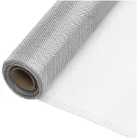 vidaXL Gaas 80x1000 cm aluminium zilverkleurig