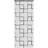 vidaXL Doucherolgordijn met cassette 110x240 cm stofbreedte 106 cm