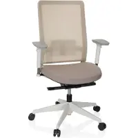 Hjh OFFICE PURE WHITE - Professionele bureaustoel Beige