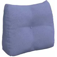 vidaXL Rugkussen Jeans Blauw 60 x 24 x 50 cm Stof