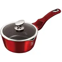 Berlinger Haus Rendier met marmeren afwerking en deksel, 16 cm, METALLIC LINE, BURGUNDY EDITION, artikelnummer 19056