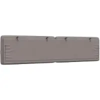 vidaXL Hoofdbordkussen 200 cm stof taupe