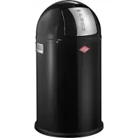 Wesco Pushboy Prullenbak - Afvalbak - 50 Liter - Zwart