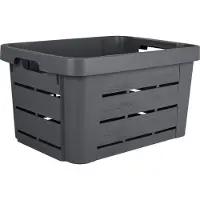 Eda Plastiques Opbergbox Antraciet 30 liter - 46 x 34 x 25 cm