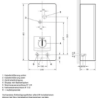 Vaillant VED E 18/8 B VED E 18/8 B Doorstroomboiler A (A+ - F) 18 kW