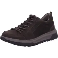 Gabor Veterschoen 'Sportlicher Schnürschuh Herren 1067.10 04 Rauleder in grün' groen