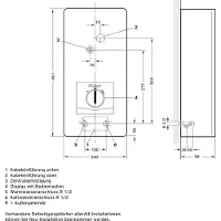 Vaillant VED E 21/8 B VED E 21/8 B Doorstroomboiler A (A+ - F) 21 kW