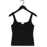 Notre-V Dames Tops & T-shirts Nv-hermien - Zwart - Maat XXL