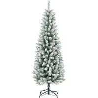 HOMCOM Kerstboom Kunststof, Metaal 65L x 65B x 183H cm Groen
