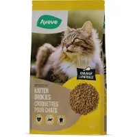 Aveve - Droogvoer voor Katten - Adult - Kip - 10 kg - Anti-Haarbal