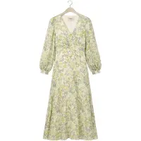 Freebird Dames Jurken Wv-vis-poly-flower-26-1 - Creme - Maat S