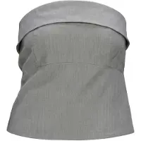 My Essential Wardrobe Dames Tops & T-shirts Mwhanna Corsage - Lichtgrijs - Maat 44