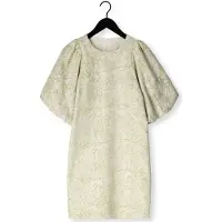 Notre-V Dames Kleedjes Nv-henderika Brocade Dress - Groen - Maat XS